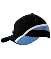 Brushed Cotton w/ Mesh Inserts & Fabric Stripes