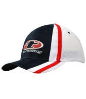Brushed Heavy Cotton with Mesh Back and Fabric/Mesh Stripes