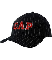Cotton Pin Stripe Cap With Filter Mesh Lining