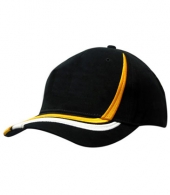 Brushed Heavy Cotton with Crown & Peak Inserts/Embroidery