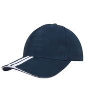 Brushed Heavy Cotton with Two Striped Peak and Sandwich