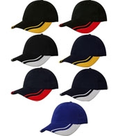 Brushed Heavy Cotton with Curved Peak Inserts