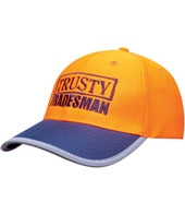 Luminescent Safety Cap with Reflective Trim