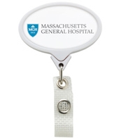 Anti-Microbial JUMBO Oval Badge Reel