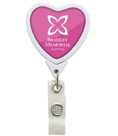 Anti-Microbial JUMBO Heart Badge Reel