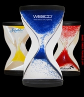 “Upside Down” Liquid Sand Timer