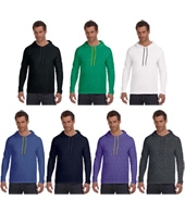 Adult Lightweight Long-Sleeve Hooded T-Shirt