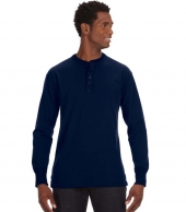 Men's Vintage Brushed Jersey Henley