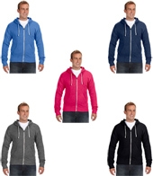 Adult Triblend Full-Zip Fleece Hooded Sweatshirt