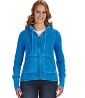 Ladies' Zen Full-Zip Fleece Hooded Sweatshirt