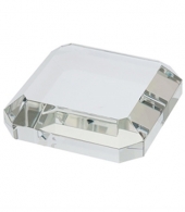 Taranto Square Crystal Paperweight
