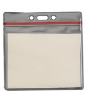 4" x 3" Blank Horizontal Vinyl Pouch with Zipper
