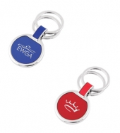 Colored Circular Key Chain