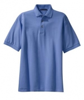 Port Authority® - Pique Knit Polo Blueberry