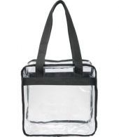 Game Day Clear Zippered Safety Tote