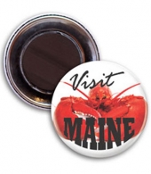 1-3/4 Diam Round Button w/ Magnet