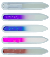 Tempered Glass Nail File in Clear Sleeve