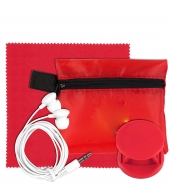 Mobile Tech Car Accessory Kit with Microfiber Cleaning Cloth.