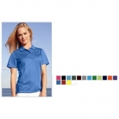Women's Vansport Omega Solid Mesh Tech Polo
