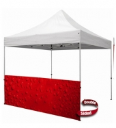 10' Tent Half Wall (Dye Sublimated, Double-Sided)