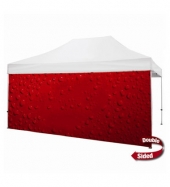 15' Tent Full Wall (Dye Sublimated, Double-Sided)
