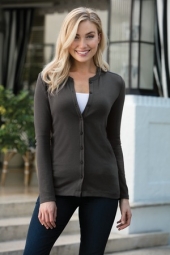 Port Authority® Ladies Concept Stretch Button-Front Cardigan