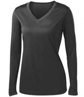 Sport-Tek® Ladies Long Sleeve V-Neck Competitor™ Tee