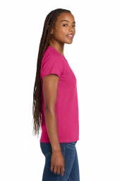 Gildan® Women's Heavy Cotton™ 100% Cotton V-Neck T-Shirt