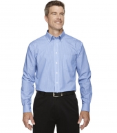 Men's Crown Collection® Banker Stripe Woven Dress Shirt