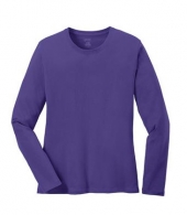 Port & Company® Ladies Long Sleeve Core Cotton Tee
