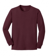Port & Company® Youth Long Sleeve Core Cotton Tee