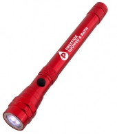 Telescopic Aluminum Flashlight With Magnet