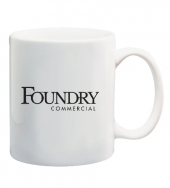 11 oz. White Ceramic Mug