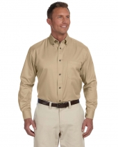Men's Tall Easy Blend™ Long-Sleeve Twill Shirt