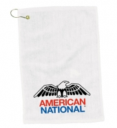 12" X 17" White Turkish Hemmed Towel