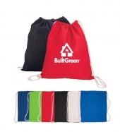 Cotton Drawstring Backpack