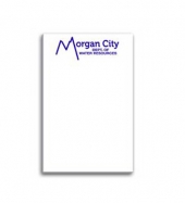 Paper Note Pad 3 1/2 x 5 1/2, 25 pages, w/ magnet
