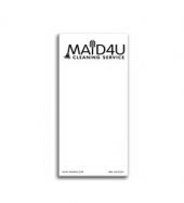 Paper Note Pad 3 1/2 x 8 1/2, 25 pages w/ magnet