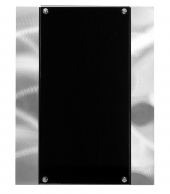 Striped Metal Plaque