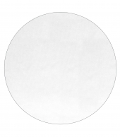 Circle Shaped Microfiber Cleaning Cloths in Polybag