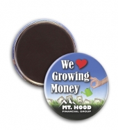 2-1/4 Diam Round Button with Magnet