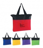 Non-Woven Zippered Tote Bag