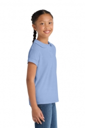 Port Authority® Girls Silk Touch™ Peter Pan Collar Polo