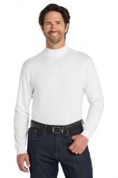 Port Authority® Interlock Knit Mock Turtleneck