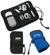 Neoprene Roll-Up Tech Organizer