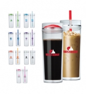 Jomocha 16 oz. Double Lid Hot / Cold Tumbler