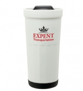 Latte 16 oz. Ceramic Travel Tumbler