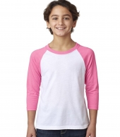 Youth CVC 3/4-Sleeve Raglan