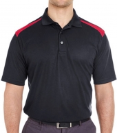 Adult Cool & Dry Two-Tone Mesh Piqué Polo