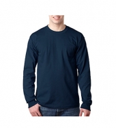 Bayside Adult 6.1 oz., 100% Cotton Long Sleeve Pocket T-Shirt